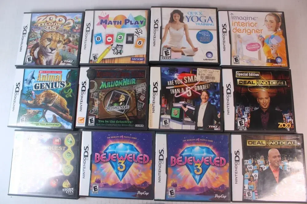 Lot of 12 Nintendo DS games. All with boxes, some with manuals, see pics (B)